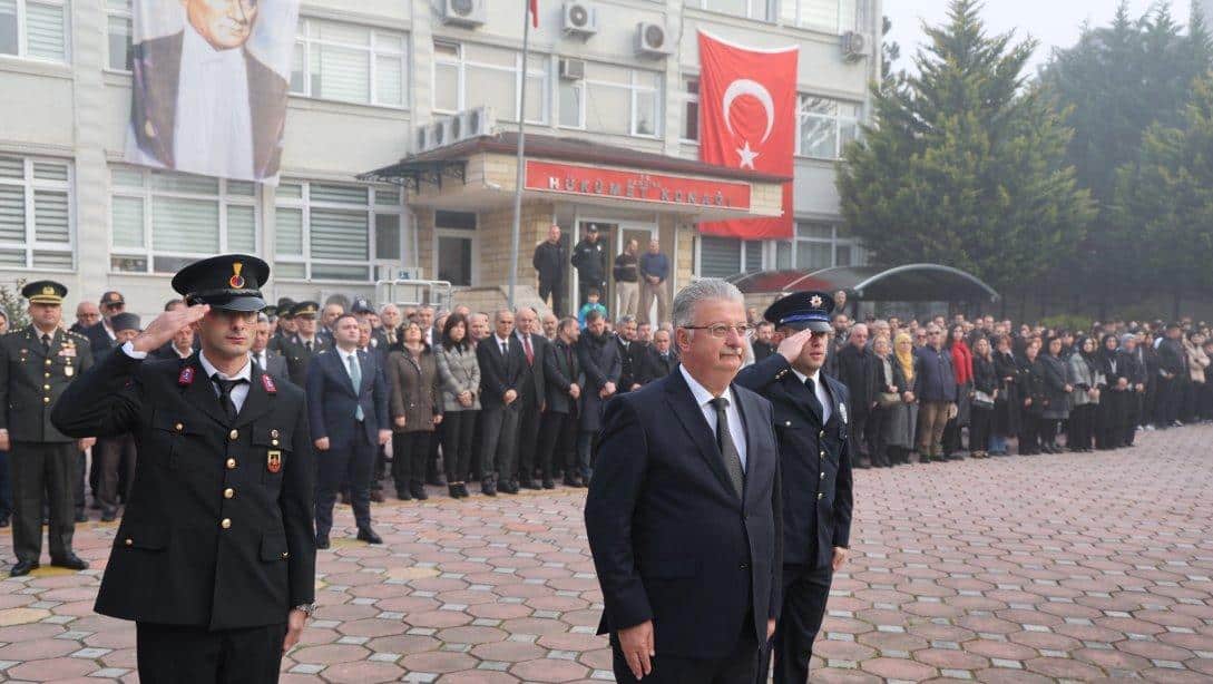 10 KASIM GAZİ MUSTAFA KEMAL ATATÜRK'Ü ANMA GÜNÜ ÇELENK SUNMA PROGRAMI